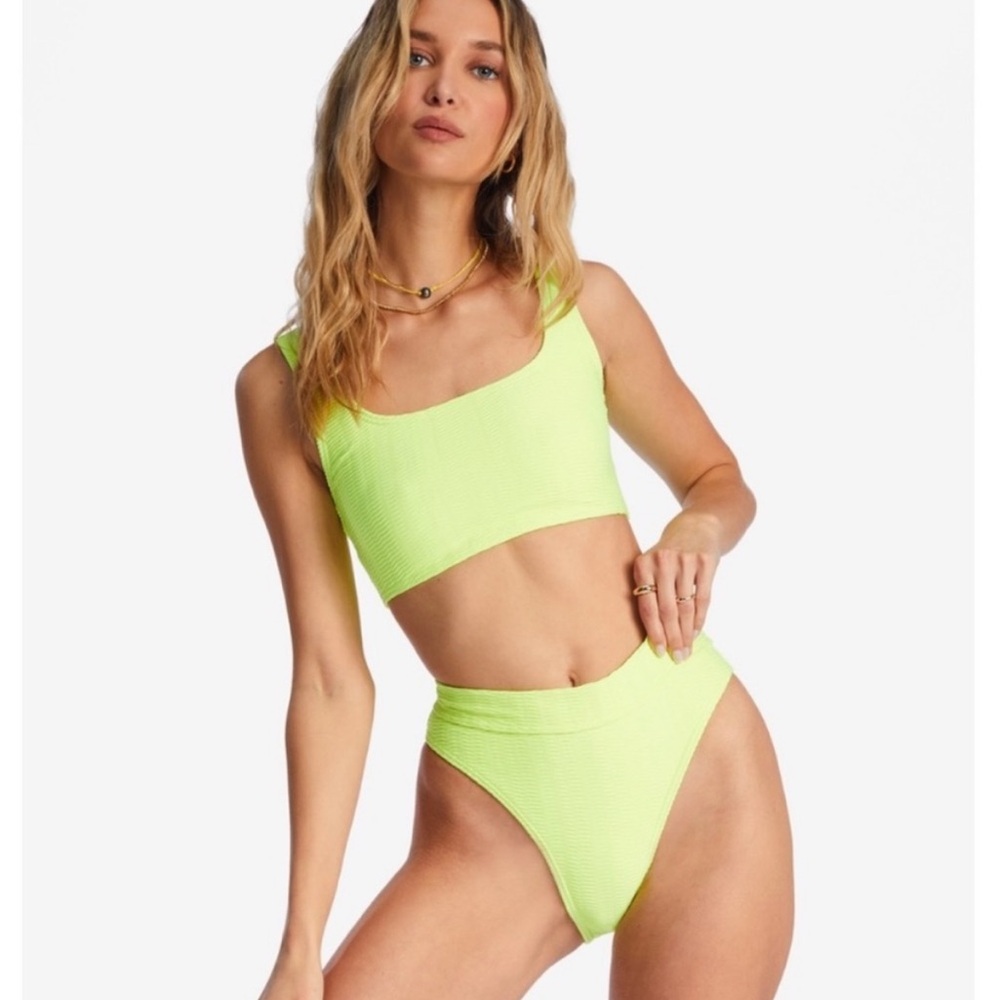 🔥🔥BILLABONG - WAVE TRIP CROP TANK MAUI BIKINI SET🔥🔥 - Picture 2 of 11